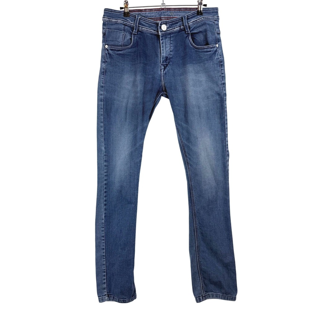 UCF Jeans Mens Size 32 Blue Wash Denim Straight Leg‎ Casual Pants